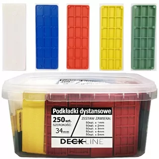 Deckline 1159 PVC dištančné podložky 3,4 cm x 10 cm